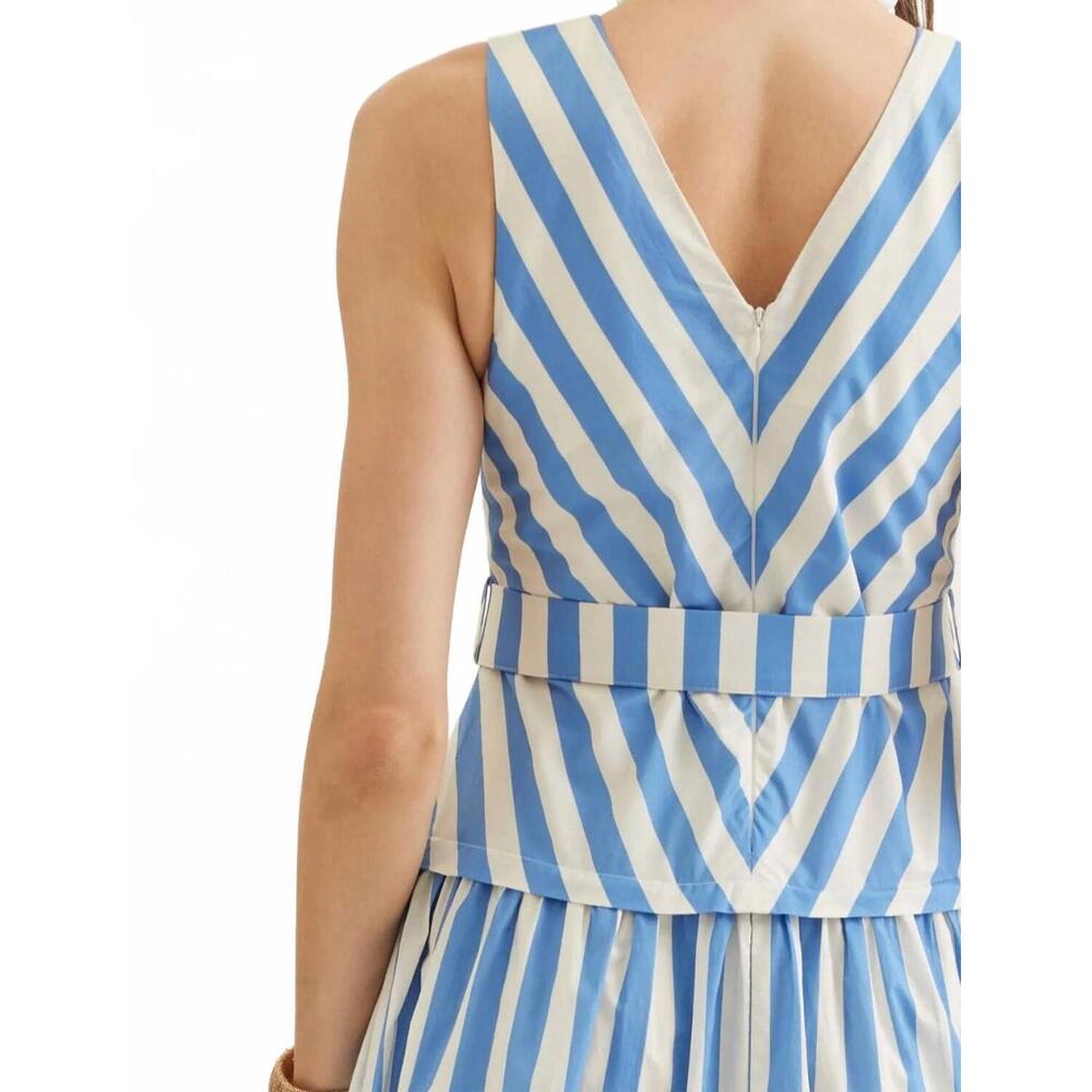 NEW ENTRO sweet summer midi dress in blue - Picture 7 of 7